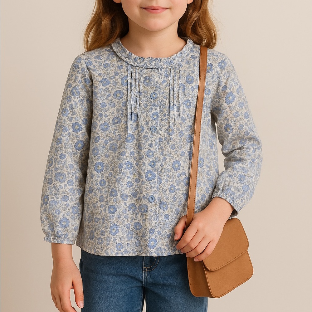 Fleurisse Liberty‎ of London Floral Blouse | Girl’s 8Y